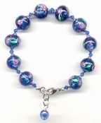 "Monet" Round 12mm Bead Bracelet